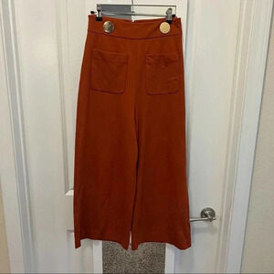 80 Tibi Orange Wide Leg Trouser